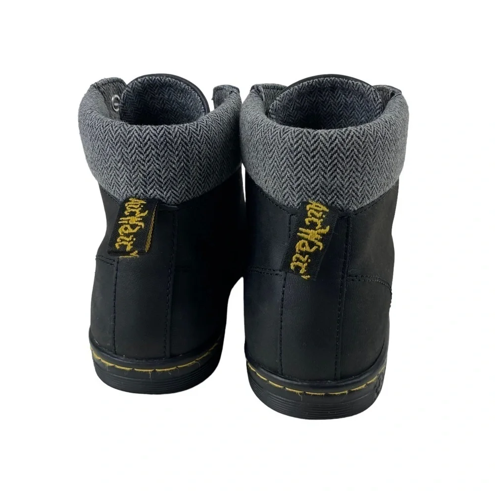 Dr Martens Black Ankle Boots Booties Women’s Size 9 Lace Up - Picture 3 of 11